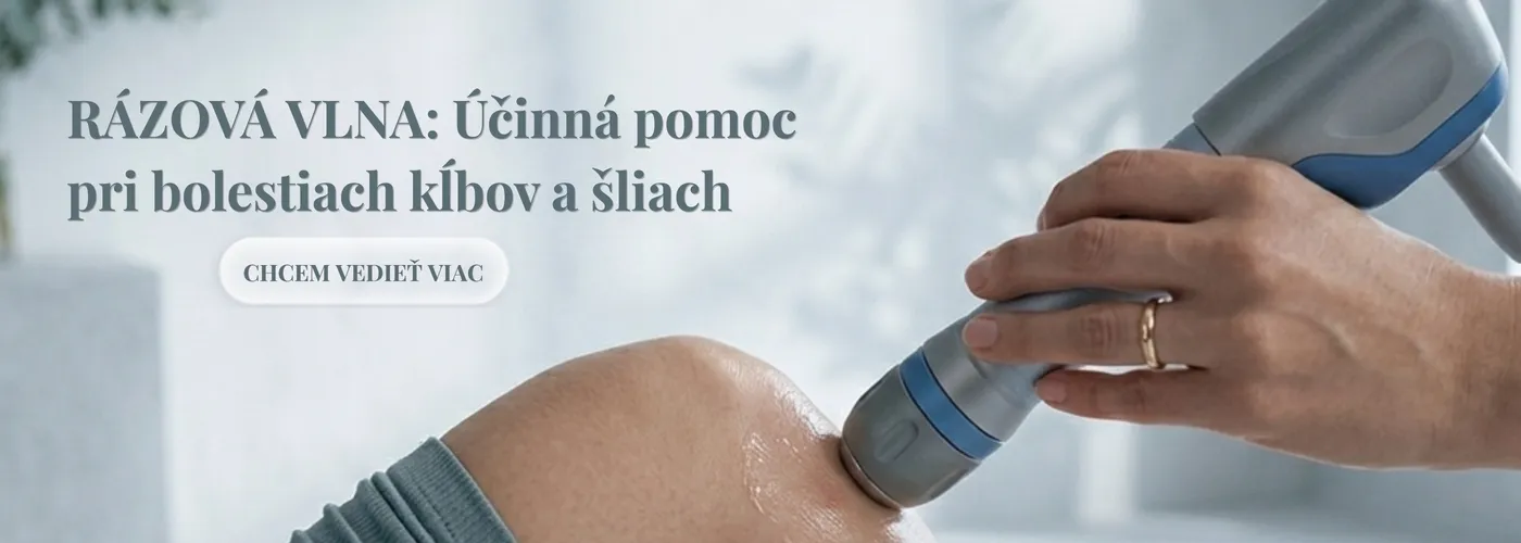 Rázová vlna - účinná pomoc pri bolestiach kĺbov a šliach